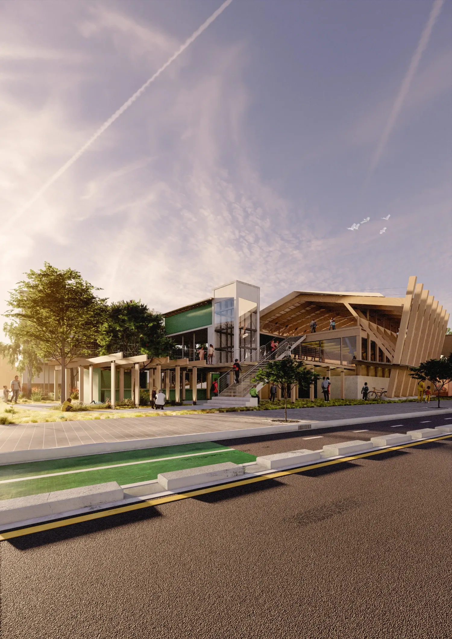 Civic Centre Perspective Render